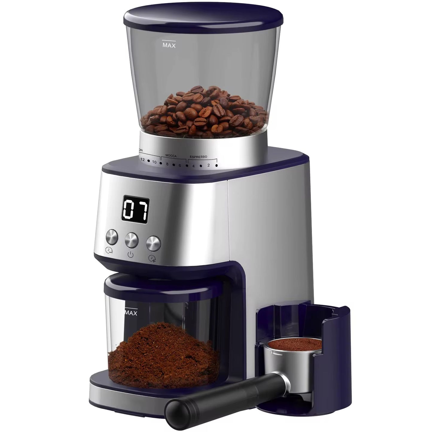 Molinillo de café, cónico, anti estático
